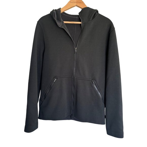 Lululemon Welter Weight Hoodie Black Full Zip Men's Medium - Picture 1 of 7